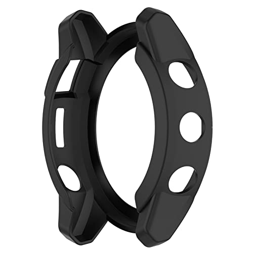 Disscool Schutzhülle kompatibel mit Garmin Enduro 2, weiche TPU-Schutzhülle für Männer und Frauen, Smartwatch-Zubehör (schwarz) von Disscool