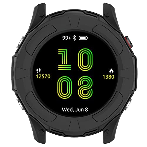 Disscool Schutzhülle kompatibel mit Garmin Forerunner 255S, weiche TPU-Schutzhülle für Damen und Herren, Smartwatch-Zubehör (schwarz) von Disscool