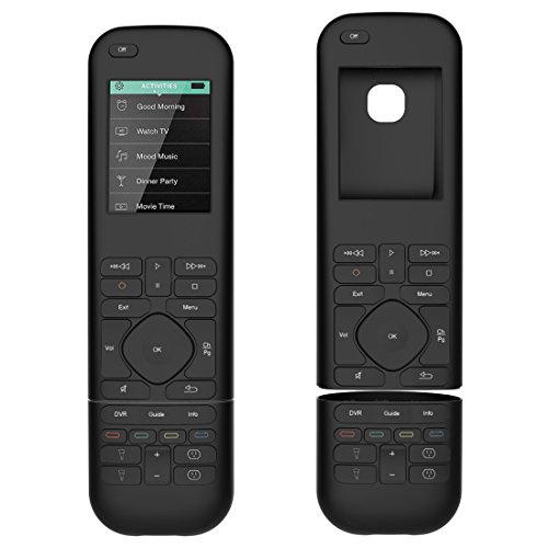 Disscool Silikon-Schutzhülle für Logitech Harmony Elite Fernbedienung, weiche Silikon-Schutzhülle für Logitech Harmony Elite, Schwarz Disscool Silikon-Schutzhülle für Logitech Harmony Elite Fernbedienung, weiche Silikon-Schutzhülle für Logitech Harmony Elite, Schwarz von Disscool