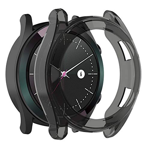 Disscool TPU-Hülle für Huawei Watch GT Elegant 42 mm, weiche Anti-Drop TPU-Schutzhülle für Huawei Watch GT Elegant 42 mm (schwarz) von Disscool