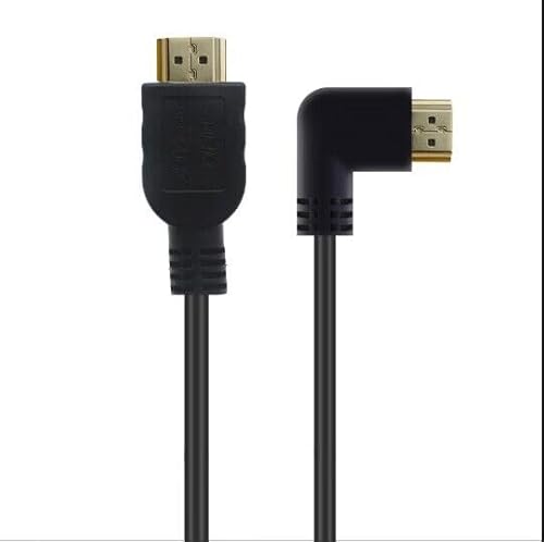 Ultra HDMI 8K @ 60Hz 2.1 Kabel, Disscool 90 Grad HDMI-Kabel, rechtwinklig, Stecker auf Stecker, Kabel High Speed 48 Gbps, kompatibel mit Laptops/TV/DVD/Xbox/Projektoren/Monitore (0,6 m) von Disscool