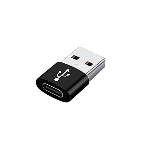 Distinct® USB C Buchse auf USB 3.0 Stecker, Typ C auf USB A Konverter Kompatibel mit Laptops, Powerbanks, Ladegeräten und weiteren USB C Geräten (Schwarz) von Distinct