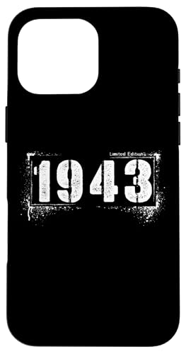 Distressed Retro 1943 Grunge Aged 82 Retro Vintage Edition Hülle für iPhone 16 Pro Max Distressed Retro 1943 Grunge Aged 82 Retro Vintage Edition Hülle für iPhone 16 Pro Max von Distressed Grunge Birthday Graffiti Vintage Store