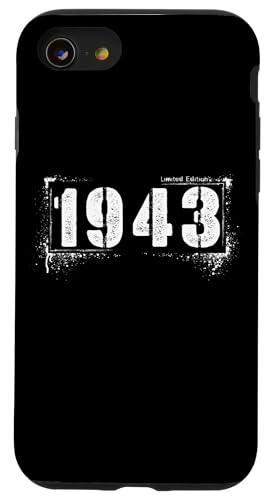 Distressed Retro 1943 Grunge Aged 82 Retro Vintage Edition Hülle für iPhone SE (2020) / 7 / 8 von Distressed Grunge Birthday Graffiti Vintage Store