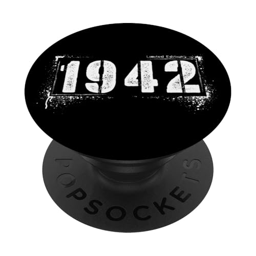 Grunge Retro 1942 Aged 83 Distressed Edition PopSockets Klebender PopGrip von Distressed Grunge Birthday Graffiti Vintage Store