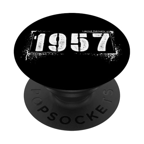 Retro 1957 Grunge Aged 68 Classic Distressed PopSockets Klebender PopGrip Retro 1957 Grunge Aged 68 Classic Distressed PopSockets Klebender PopGrip von Distressed Grunge Birthday Graffiti Vintage Store