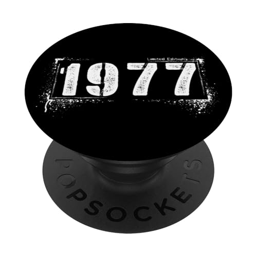 Retro 1977 Grunge Aged 48 Classic Distressed PopSockets Klebender PopGrip Retro 1977 Grunge Aged 48 Classic Distressed PopSockets Klebender PopGrip von Distressed Grunge Birthday Graffiti Vintage Store