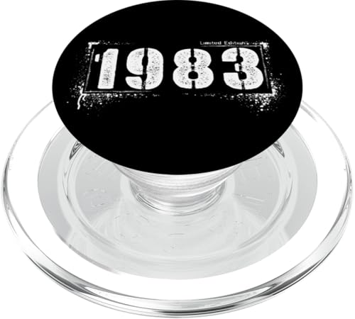 Retro 1983 Grunge Aged 42 Classic Distressed PopSockets PopGrip für MagSafe Retro 1983 Grunge Aged 42 Classic Distressed PopSockets PopGrip für MagSafe von Distressed Grunge Birthday Graffiti Vintage Store