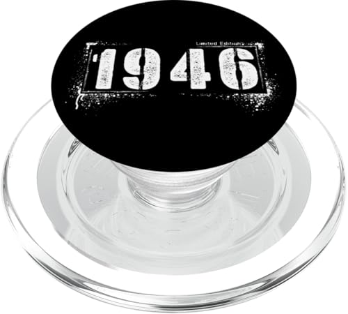 Vintag Grunge 1946 Retro Style Aged 79 Distressed Edition PopSockets PopGrip für MagSafe Vintag Grunge 1946 Retro Style Aged 79 Distressed Edition PopSockets PopGrip für MagSafe von Distressed Grunge Birthday Graffiti Vintage Store