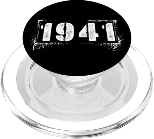 Vintage 1941 Grunge 84 Years Distressed Edition PopSockets PopGrip für MagSafe Vintage 1941 Grunge 84 Years Distressed Edition PopSockets PopGrip für MagSafe von Distressed Grunge Birthday Graffiti Vintage Store