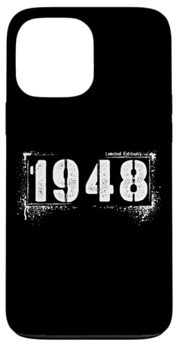 Vintage 1948 Distressed Aged 77 Bold Grunge Hülle für iPhone 13 Pro Max Vintage 1948 Distressed Aged 77 Bold Grunge Hülle für iPhone 13 Pro Max von Distressed Grunge Birthday Graffiti Vintage Store