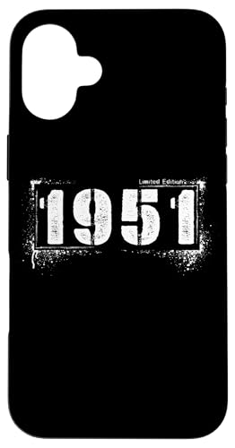 Vintage 1951 Grunge 74 Years Distressed Edition Hülle für iPhone 16 Plus Vintage 1951 Grunge 74 Years Distressed Edition Hülle für iPhone 16 Plus von Distressed Grunge Birthday Graffiti Vintage Store