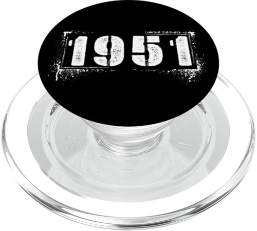 Vintage 1951 Grunge 74 Years Distressed Edition PopSockets PopGrip für MagSafe Vintage 1951 Grunge 74 Years Distressed Edition PopSockets PopGrip für MagSafe von Distressed Grunge Birthday Graffiti Vintage Store