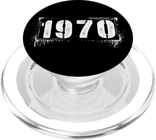 Vintage 1970 Grunge Distressed Style – 55 Years PopSockets PopGrip für MagSafe Vintage 1970 Grunge Distressed Style – 55 Years PopSockets PopGrip für MagSafe von Distressed Grunge Birthday Graffiti Vintage Store