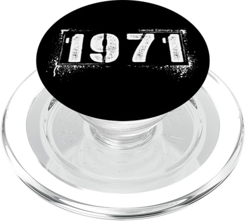 Vintage 1971 Grunge 54 Years Distressed Edition PopSockets PopGrip für MagSafe Vintage 1971 Grunge 54 Years Distressed Edition PopSockets PopGrip für MagSafe von Distressed Grunge Birthday Graffiti Vintage Store