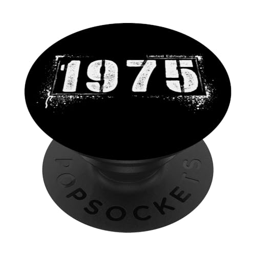 Vintage 1975 Grunge Style Aged 50 Distressed Limited Edition PopSockets Klebender PopGrip Vintage 1975 Grunge Style Aged 50 Distressed Limited Edition PopSockets Klebender PopGrip von Distressed Grunge Birthday Graffiti Vintage Store