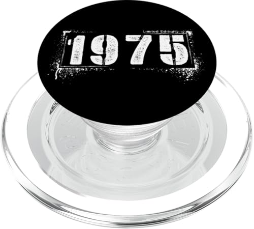 Vintage 1975 Grunge Style Aged 50 Distressed Limited Edition PopSockets PopGrip für MagSafe von Distressed Grunge Birthday Graffiti Vintage Store