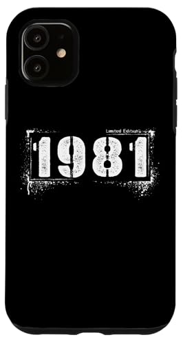 Vintage 1981 Grunge Style Aged 44 Distressed Limited Edition Hülle für iPhone 11 Vintage 1981 Grunge Style Aged 44 Distressed Limited Edition Hülle für iPhone 11 von Distressed Grunge Birthday Graffiti Vintage Store