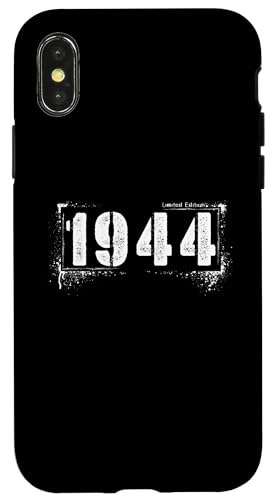 Vintage Grunge Aged 81 Retro 1944 Distressed Vibes Hülle für iPhone X/XS Vintage Grunge Aged 81 Retro 1944 Distressed Vibes Hülle für iPhone X/XS von Distressed Grunge Birthday Graffiti Vintage Store