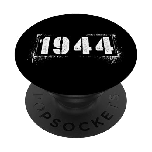 Vintage Grunge Aged 81 Retro 1944 Distressed Vibes PopSockets Klebender PopGrip Vintage Grunge Aged 81 Retro 1944 Distressed Vibes PopSockets Klebender PopGrip von Distressed Grunge Birthday Graffiti Vintage Store