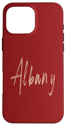 Albany New York Vintage elegantes Design Hülle für iPhone 16 Pro Max Albany New York Vintage elegantes Design Hülle für iPhone 16 Pro Max von Distressed New York designs