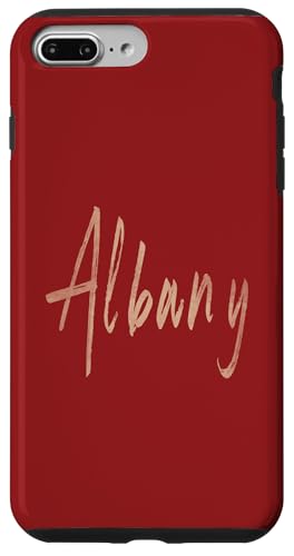 Albany New York Vintage elegantes Design Hülle für iPhone 7 Plus/8 Plus von Distressed New York designs