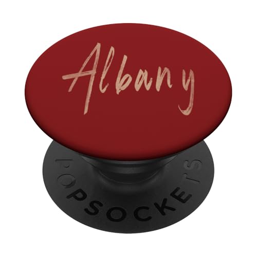 Albany New York Vintage elegantes Design PopSockets Klebender PopGrip Albany New York Vintage elegantes Design PopSockets Klebender PopGrip von Distressed New York designs