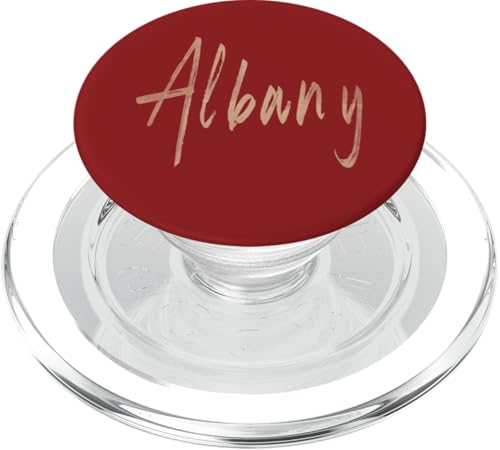 Albany New York Vintage elegantes Design PopSockets PopGrip für MagSafe Albany New York Vintage elegantes Design PopSockets PopGrip für MagSafe von Distressed New York designs