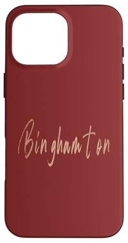 Binghamton New York Vintage elegantes Design Hülle für iPhone 16 Pro Max Binghamton New York Vintage elegantes Design Hülle für iPhone 16 Pro Max von Distressed New York designs