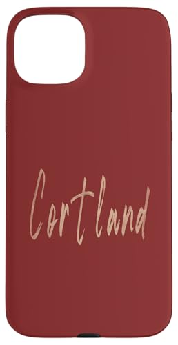Cortland New York Vintage elegantes Design Hülle für iPhone 15 Plus von Distressed New York designs