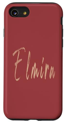 Elmira New York Vintage elegantes Design Hülle für iPhone SE (2020) / 7 / 8 von Distressed New York designs