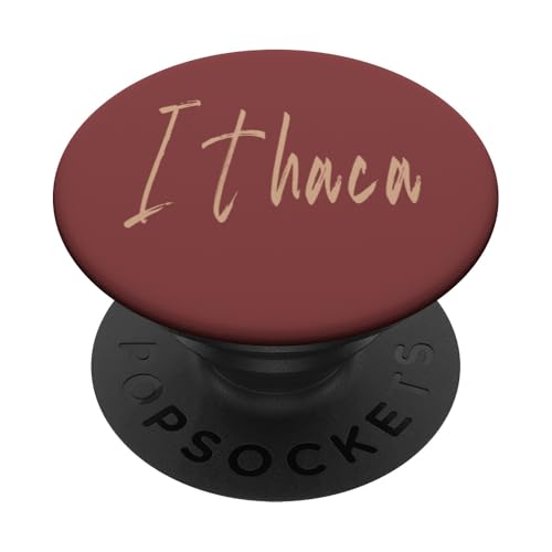 Ithaca New York Vintage elegantes Design PopSockets Klebender PopGrip Ithaca New York Vintage elegantes Design PopSockets Klebender PopGrip von Distressed New York designs