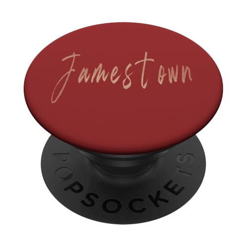 Jamestown New York Vintage elegantes Design PopSockets Klebender PopGrip von Distressed New York designs