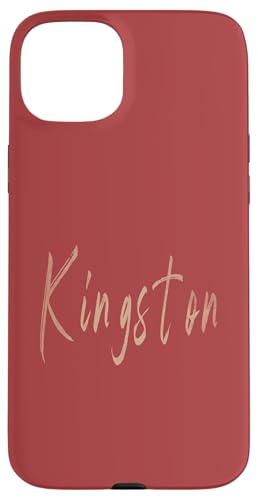 Kingston New York Vintage elegantes Design Hülle für iPhone 15 Plus Kingston New York Vintage elegantes Design Hülle für iPhone 15 Plus von Distressed New York designs