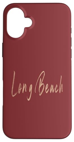 Long Beach New York Vintage elegantes Design Hülle für iPhone 16 Plus Long Beach New York Vintage elegantes Design Hülle für iPhone 16 Plus von Distressed New York designs