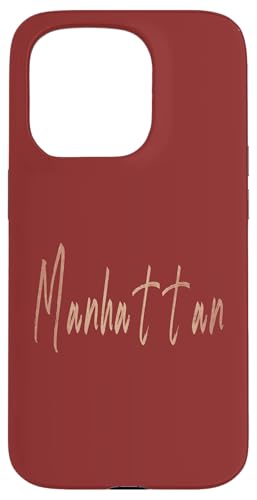 Manhattan New York City Vintage elegantes Design Hülle für iPhone 15 Pro Manhattan New York City Vintage elegantes Design Hülle für iPhone 15 Pro von Distressed New York designs