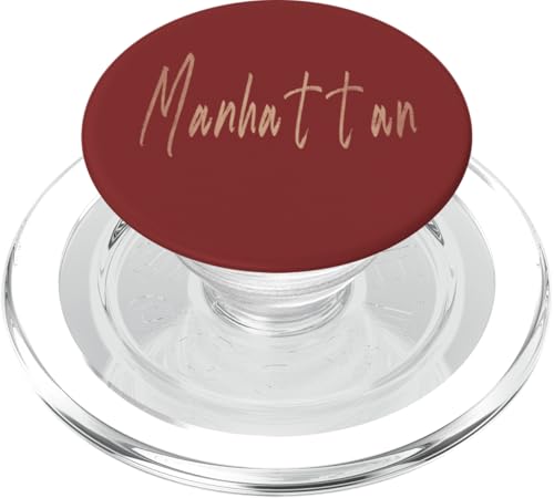 Manhattan New York City Vintage elegantes Design PopSockets PopGrip für MagSafe Manhattan New York City Vintage elegantes Design PopSockets PopGrip für MagSafe von Distressed New York designs
