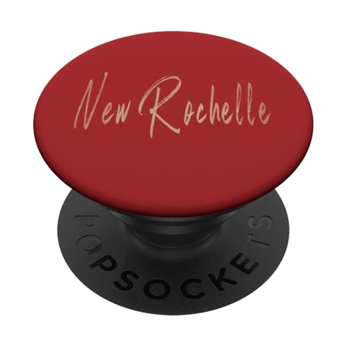 New Rochelle New York Vintage elegantes Design PopSockets Klebender PopGrip von Distressed New York designs