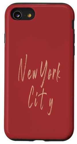 New York City New York Vintage elegantes Design Hülle für iPhone SE (2020) / 7 / 8 von Distressed New York designs