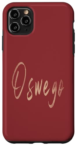 Oswego New York Vintage elegantes Design Hülle für iPhone 11 Pro Max von Distressed New York designs