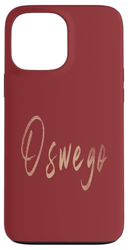 Oswego New York Vintage elegantes Design Hülle für iPhone 13 Pro Max von Distressed New York designs