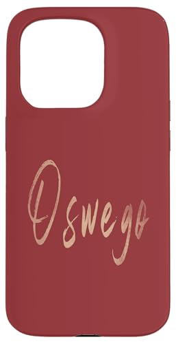 Oswego New York Vintage elegantes Design Hülle für iPhone 15 Pro Oswego New York Vintage elegantes Design Hülle für iPhone 15 Pro von Distressed New York designs