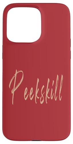 Peekskill New York Vintage elegantes Design Hülle für iPhone 15 Pro Max von Distressed New York designs