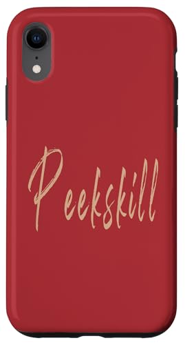Peekskill New York Vintage elegantes Design Hülle für iPhone XR von Distressed New York designs