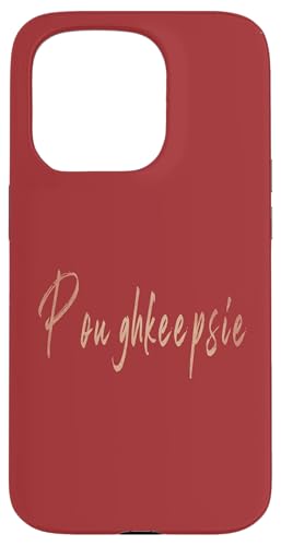 Poughkeepsie New York Vintage elegantes Design Hülle für iPhone 15 Pro Poughkeepsie New York Vintage elegantes Design Hülle für iPhone 15 Pro von Distressed New York designs