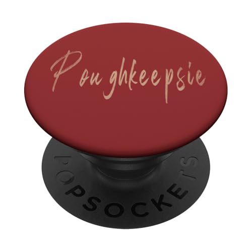 Poughkeepsie New York Vintage elegantes Design PopSockets Klebender PopGrip von Distressed New York designs