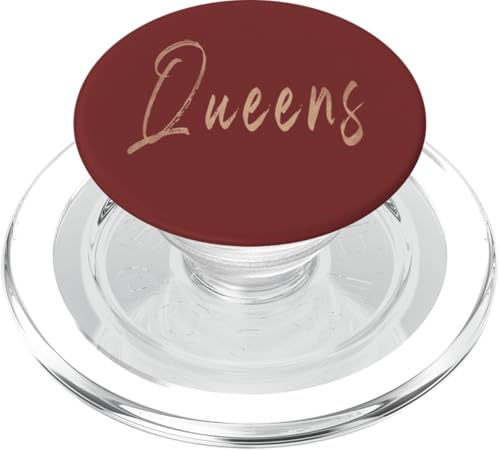 Queens New York Vintage elegantes Design PopSockets PopGrip für MagSafe Queens New York Vintage elegantes Design PopSockets PopGrip für MagSafe von Distressed New York designs