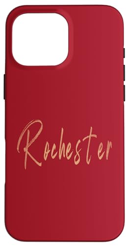 Rochester New York Vintage elegantes Design Hülle für iPhone 16 Pro Max Rochester New York Vintage elegantes Design Hülle für iPhone 16 Pro Max von Distressed New York designs