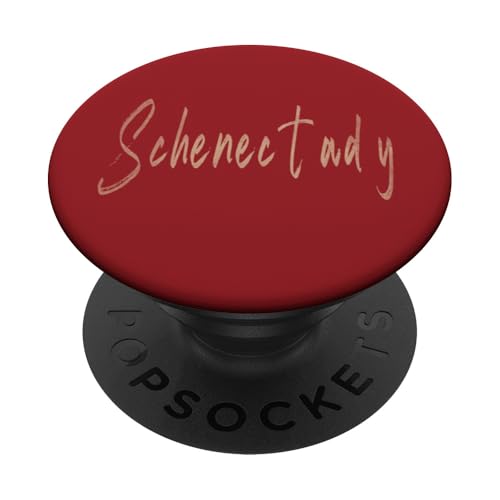 Schenectady New York Vintage elegantes Design PopSockets Klebender PopGrip Schenectady New York Vintage elegantes Design PopSockets Klebender PopGrip von Distressed New York designs
