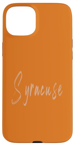 Syracuse New York Vintage elegantes Design Hülle für iPhone 15 Plus Syracuse New York Vintage elegantes Design Hülle für iPhone 15 Plus von Distressed New York designs